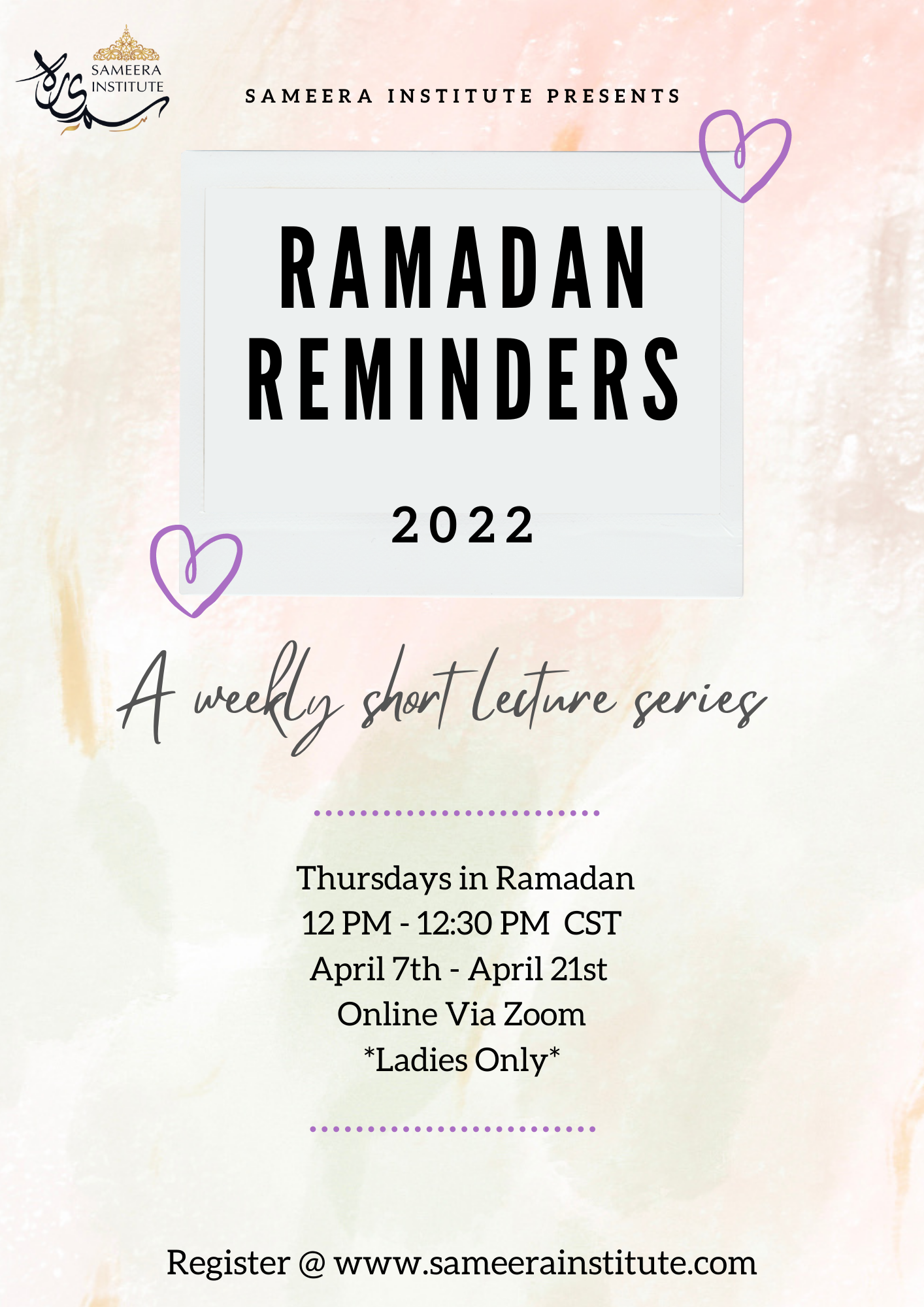 RAMADAN REMINDERS 2022